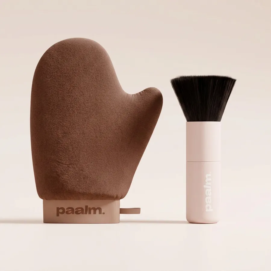 Gant applicateur et pinceau kabuki